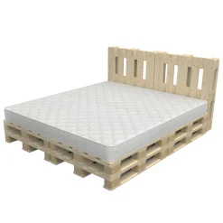 Palettenbett 180 x 200 cm Komplett-Set