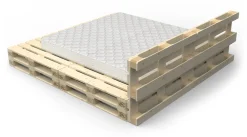 Palettenbett 240 x 240 cm Komplett-Set