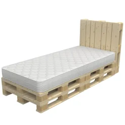 Palettenbett 90 x 200 cm Komplett-Set