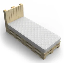 Palettenbett 90 x 200 cm Komplett-Set