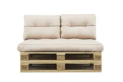 Palettenkissen Set 3-teilig beige