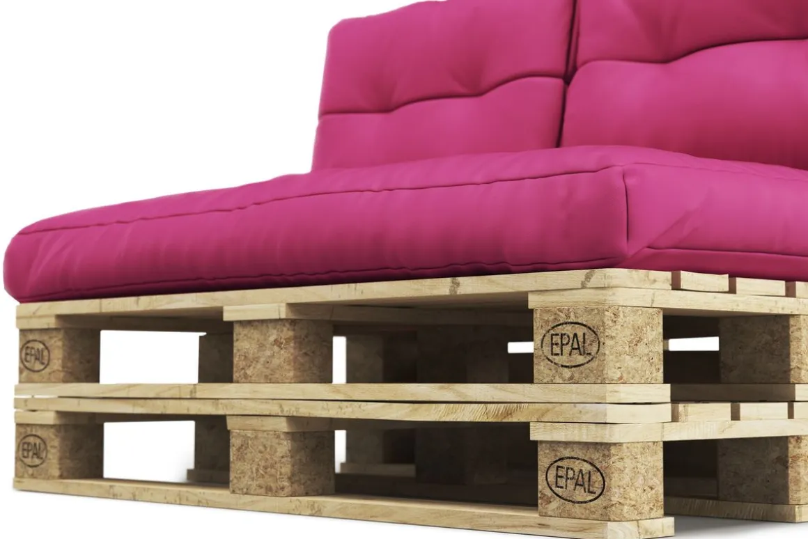 Palettenkissen Set 3-teilig pink | GONSER.CH