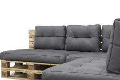 Palettenlounge ASCONA inkl. Kissen anthrazit