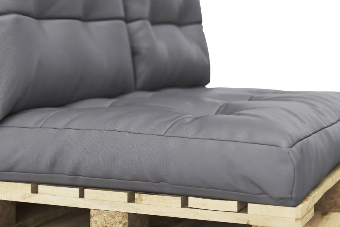 Palettenlounge MELIDE inkl. Kissen anthrazit | GONSER.CH