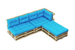 Palettenlounge TENERO inkl. Kissen türkis