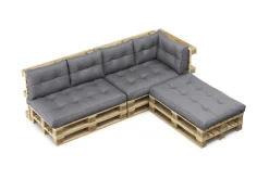Palettenlounge TENERO inkl. Kissen anthrazit