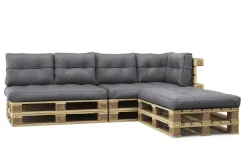 Palettenlounge TENERO inkl. Kissen anthrazit