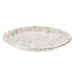 Pappteller Ostern rund 23 cm 8er Set bunt