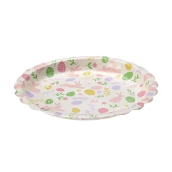 Pappteller Ostern rund 23 cm 8er Set bunt