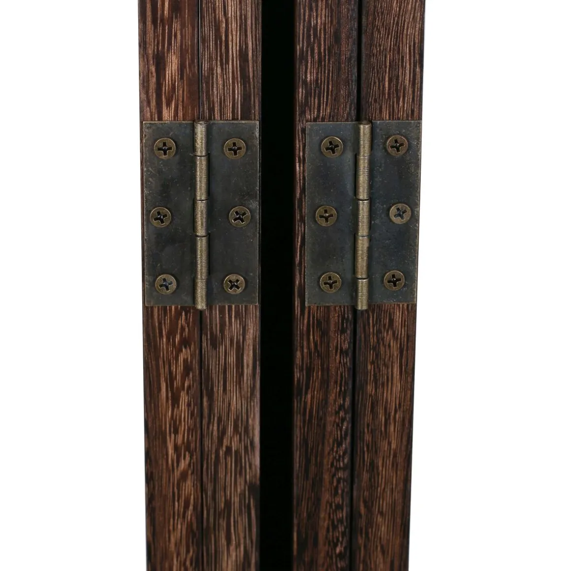 Paravent Ornamente 160 x 170 cm braun
