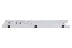 Paravent Ornamente 160 x 170 cm weiss