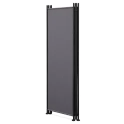 Paravent 4-teilig 215 x 170 cm anthrazit