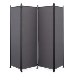 Paravent 4-teilig 215 x 170 cm anthrazit