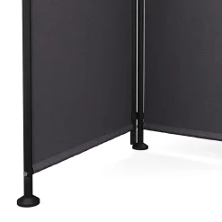 Paravent 4-teilig 215 x 170 cm anthrazit
