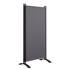 Paravent 3-teilig 255 x 180 cm anthrazit