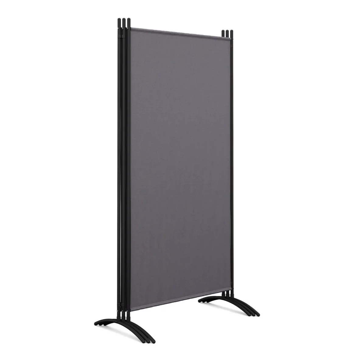 Paravent 3-teilig 255 x 180 cm anthrazit