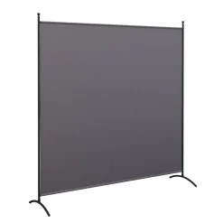 Paravent 1-teilig 180 x 180 cm anthrazit