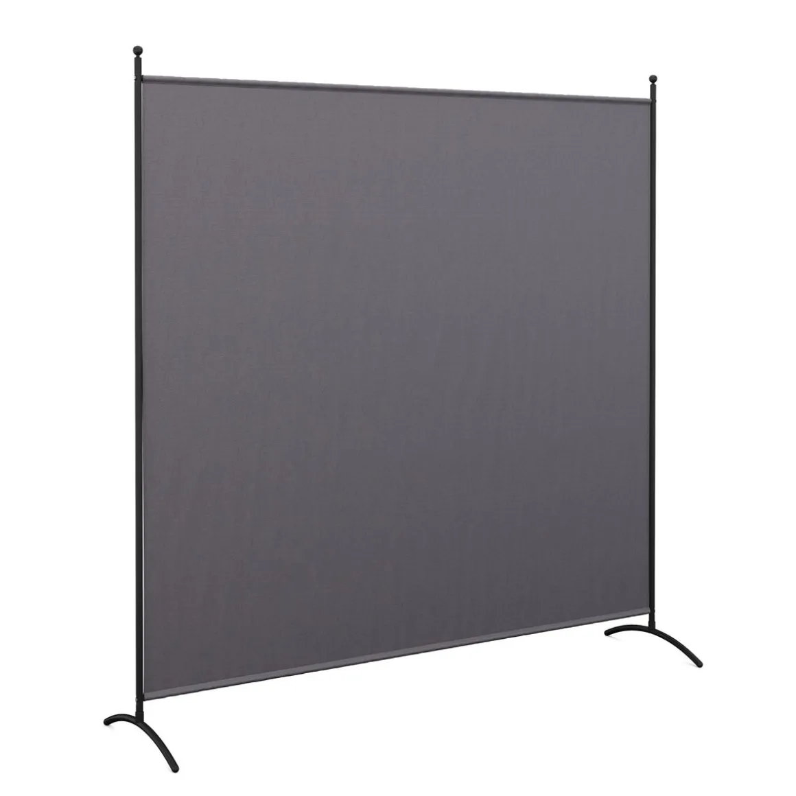 Paravent 1-teilig 180 x 180 cm anthrazit