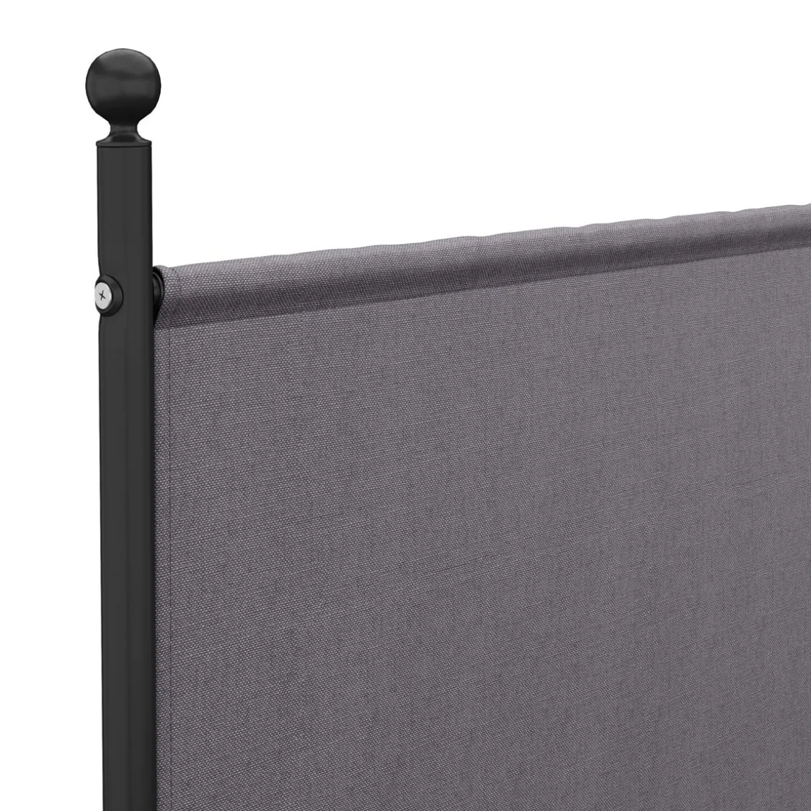 Paravent 1-teilig 180 x 180 cm anthrazit