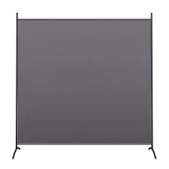 Paravent 1-teilig 180 x 180 cm anthrazit