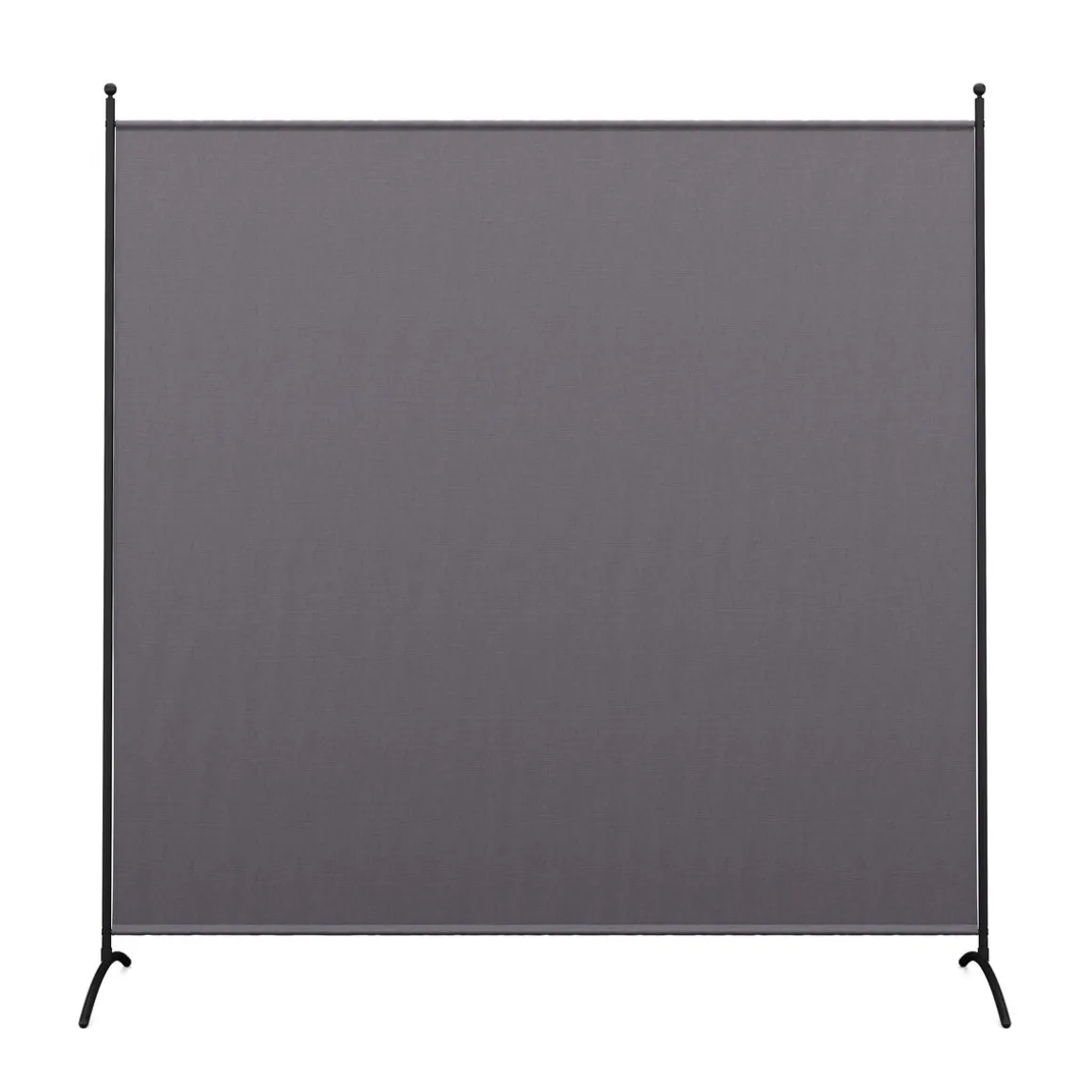 Paravent 1-teilig 180 x 180 cm anthrazit