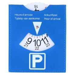 Parkscheibe 12 x 19 cm blau