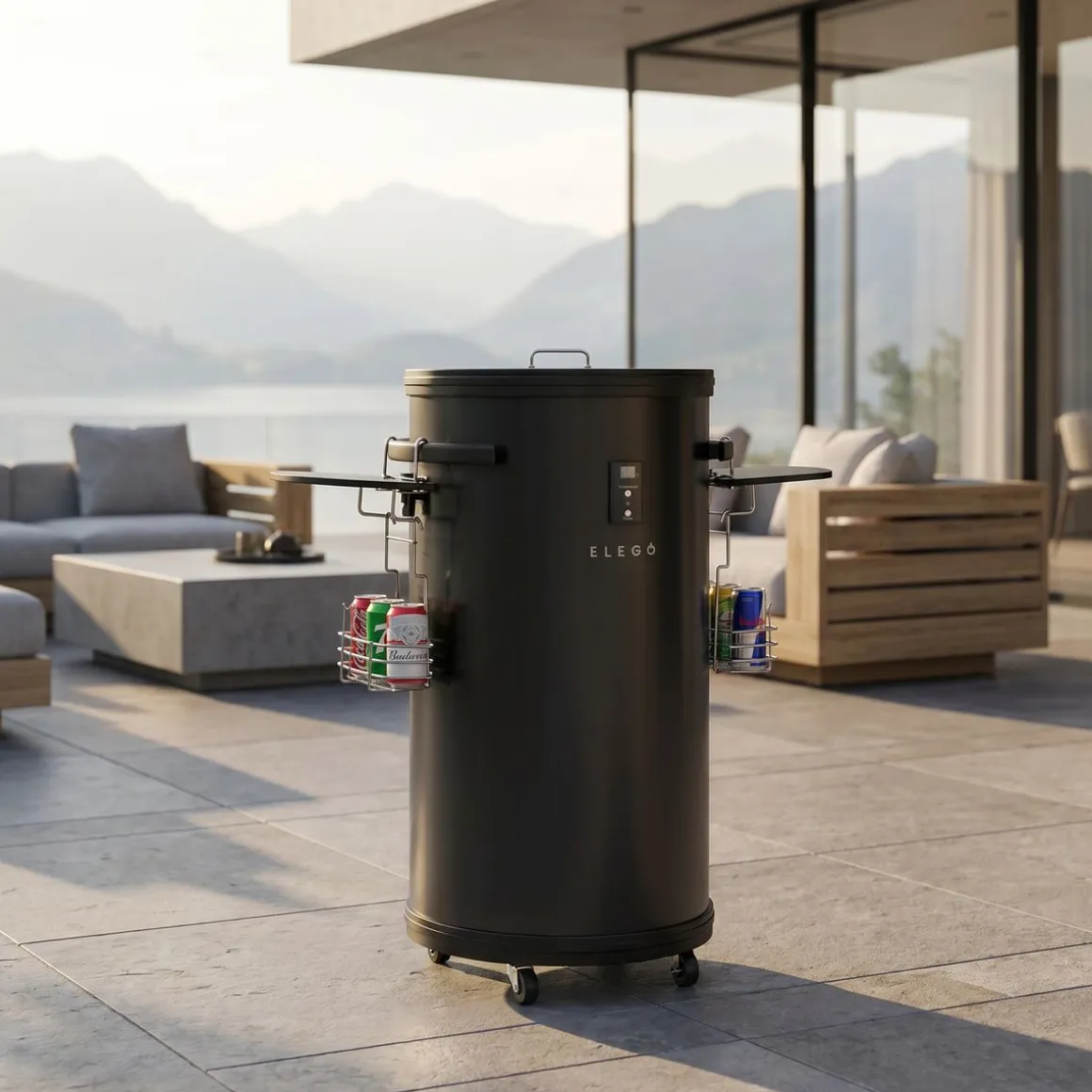Party Cooler DIVIG 50L schwarz