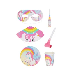 Party Set Einhorn 36-teilig bunt
