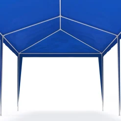 Partyzelt MARIS 9 x 3 m blau inkl. 8 Seitenwände