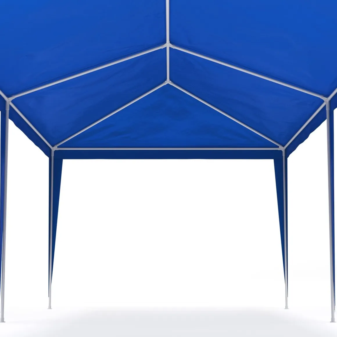 Partyzelt MARIS 9 x 3 m blau inkl. 8 Seitenwände