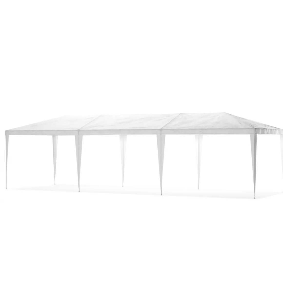 Partyzelt MARIS 9 x 3 m weiss inkl. 8 Seitenwände