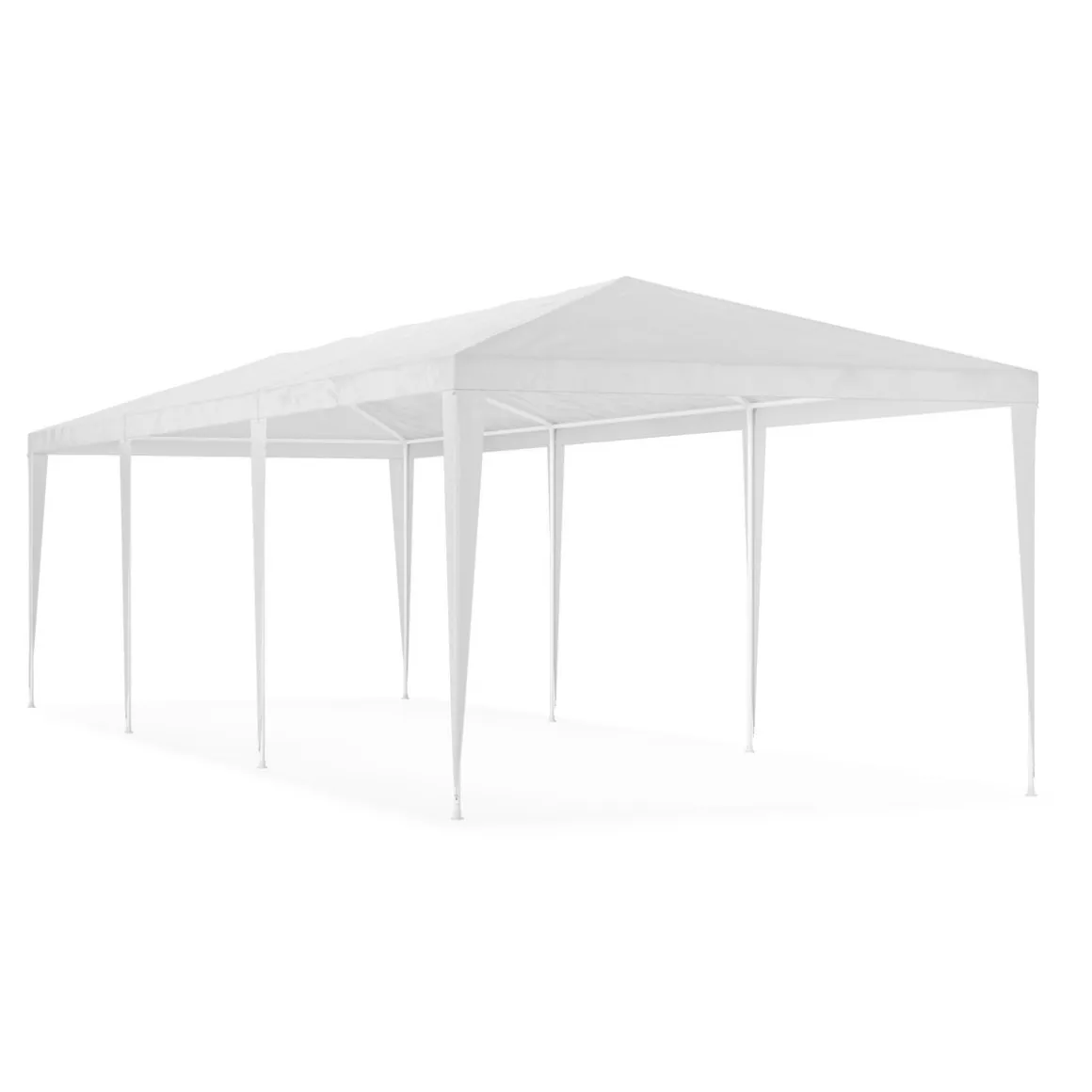 Partyzelt MARIS 9 x 3 m weiss inkl. 8 Seitenwände