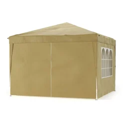 Partyzelt RAKO 3 x 3 m beige inkl. 4 Seitenwände