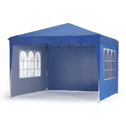 Partyzelt RAKO 3 x 3 m blau inkl. 4 Seitenwände