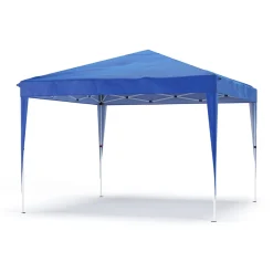 Partyzelt RAKO 3 x 3 m blau inkl. 4 Seitenwände