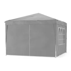 Partyzelt RAKO 3 x 3 m grau inkl. 4 Seitenwände