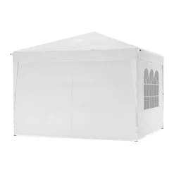 Partyzelt RAKO 3 x 3 m weiss inkl. 4 Seitenwände