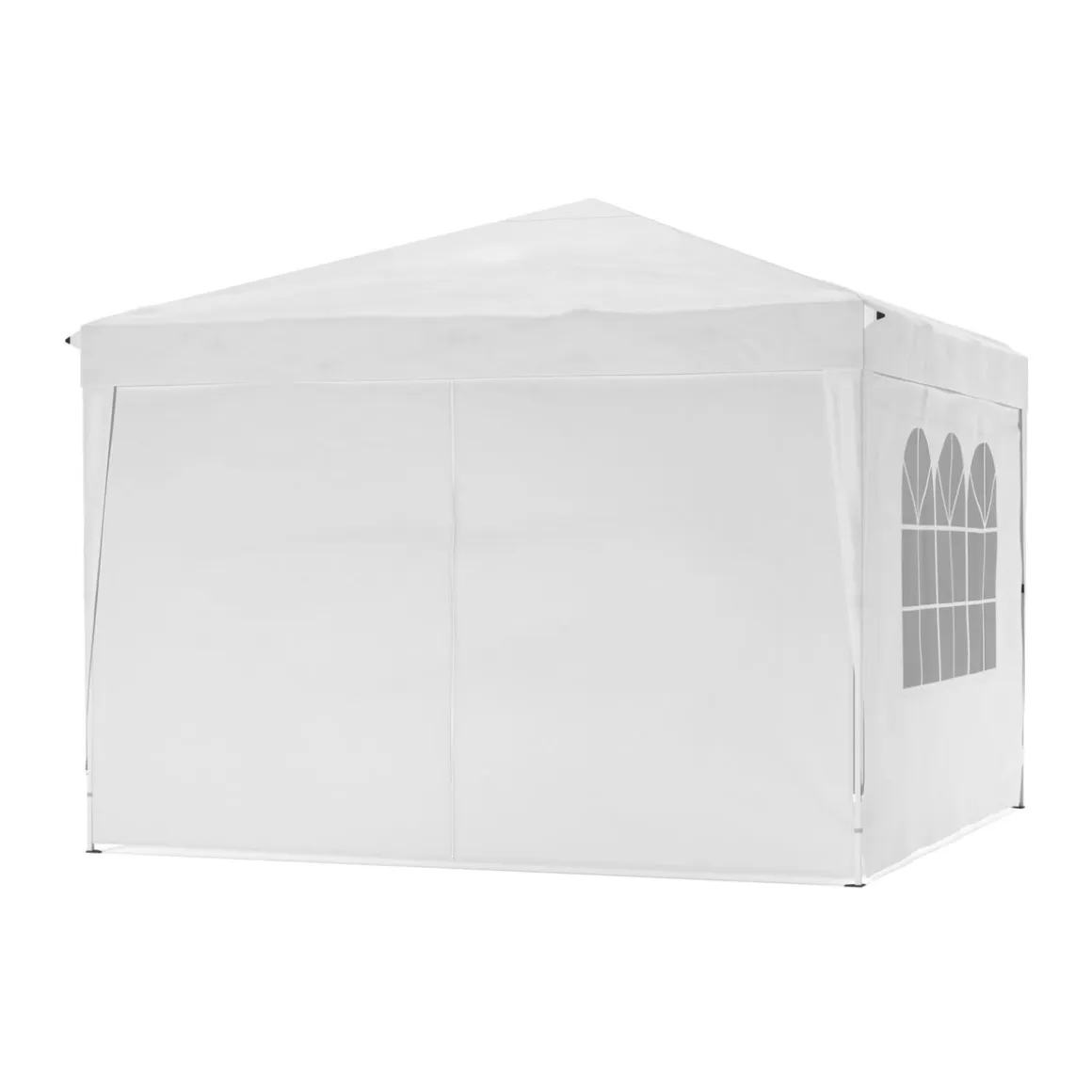 Partyzelt RAKO 3 x 3 m weiss inkl. 4 Seitenwände