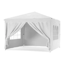 Partyzelt RAKO 3 x 3 m weiss inkl. 4 Seitenwände
