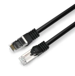 Patchkabel Cat6A schwarz 1 m