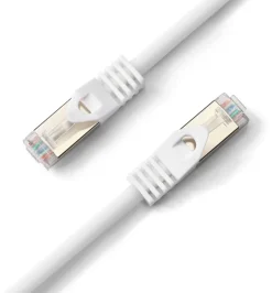 Patchkabel Cat6A weiss 1 m