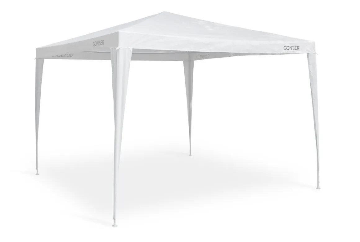 Pavillon JARA 3 x 3 m weiss 4er Set