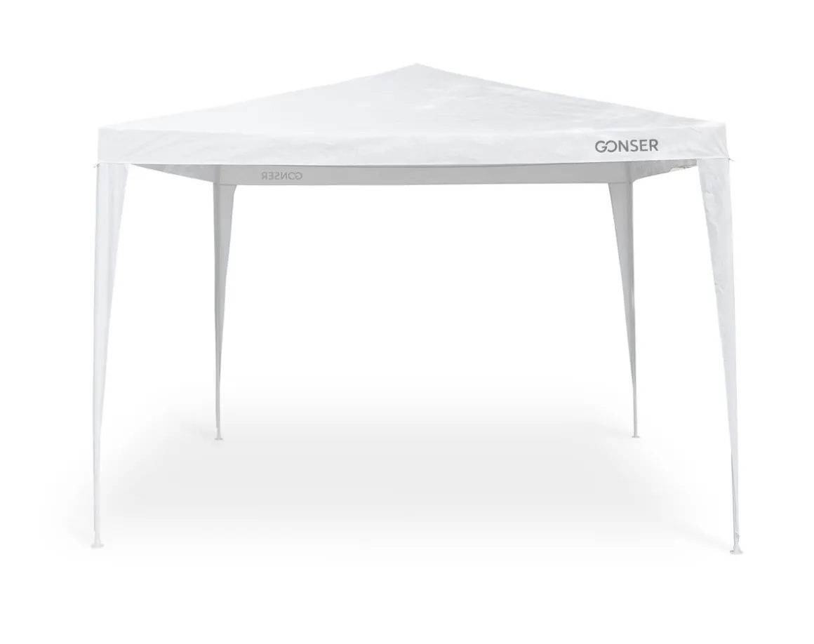 Pavillon JARA 3 x 3 m weiss 4er Set