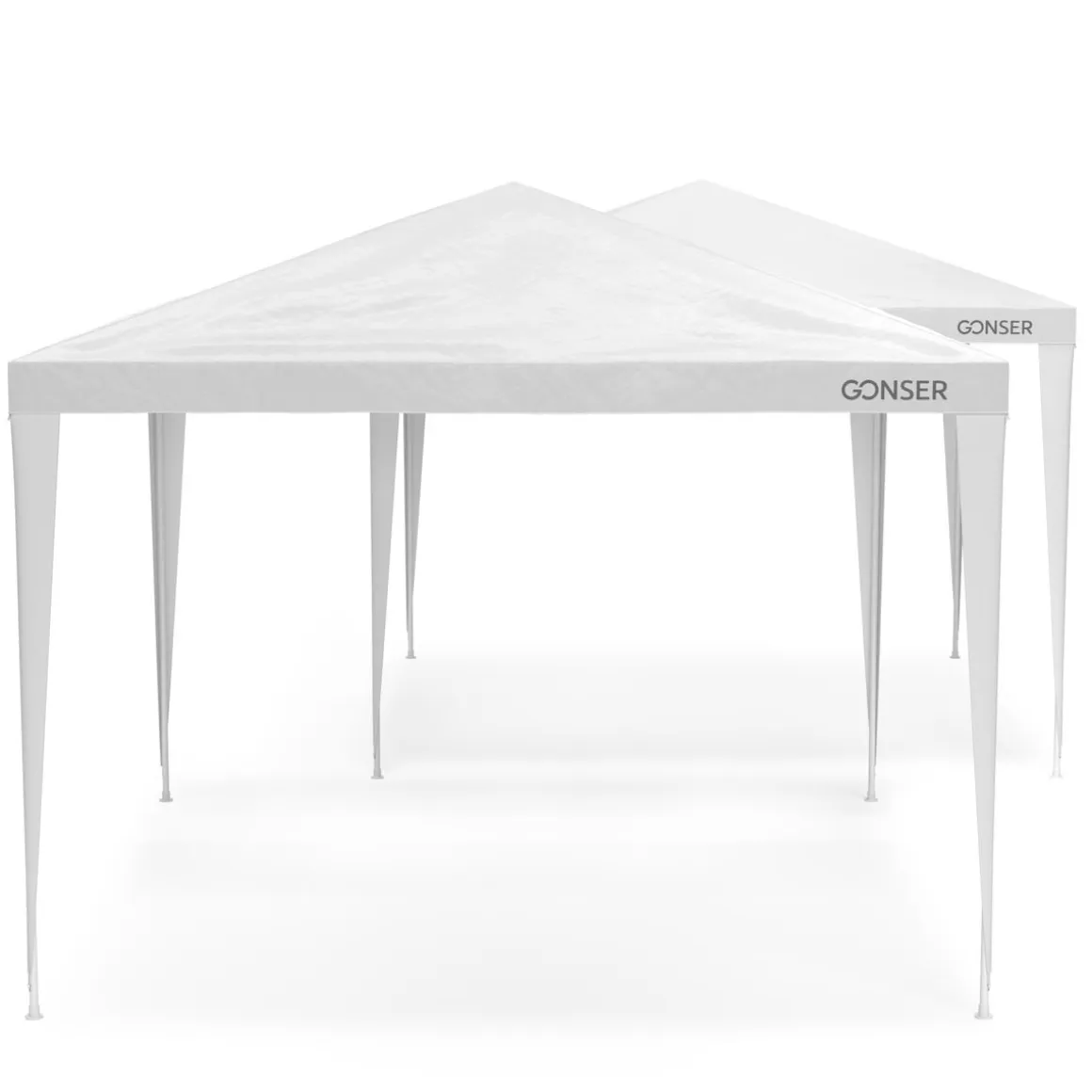 Pavillon JARA 3 x 3 m weiss 2er Set