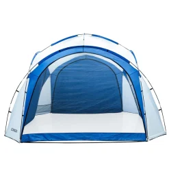 Pavillon LED KAYLA 3.5 x 3.5 m transparent/blau
