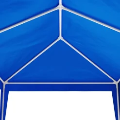 Pavillon LINU 6 x 3 m blau inkl. 6 Seitenwände