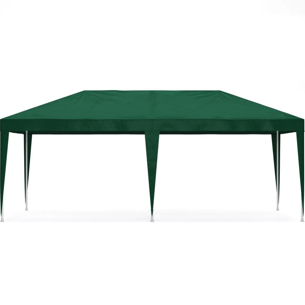 Pavillon LINU 6 x 3 m grün inkl. 6 Seitenwände