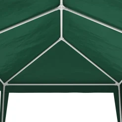 Pavillon LINU 6 x 3 m grün inkl. 6 Seitenwände