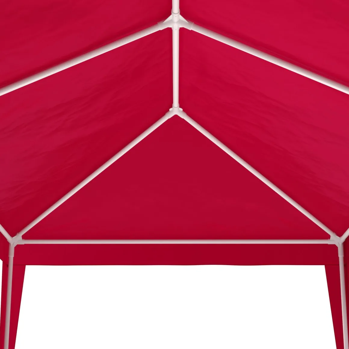 Pavillon LINU 6 x 3 m rot inkl. 6 Seitenwände