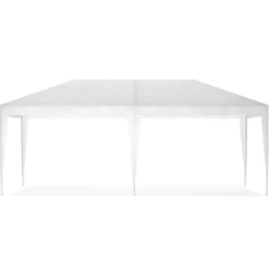 Pavillon LINU 6 x 3 m weiss inkl. 6 Seitenwände